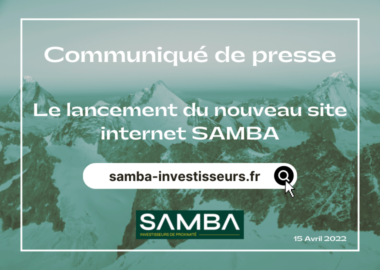 Le site internet de SAMBA fait peau neuve !