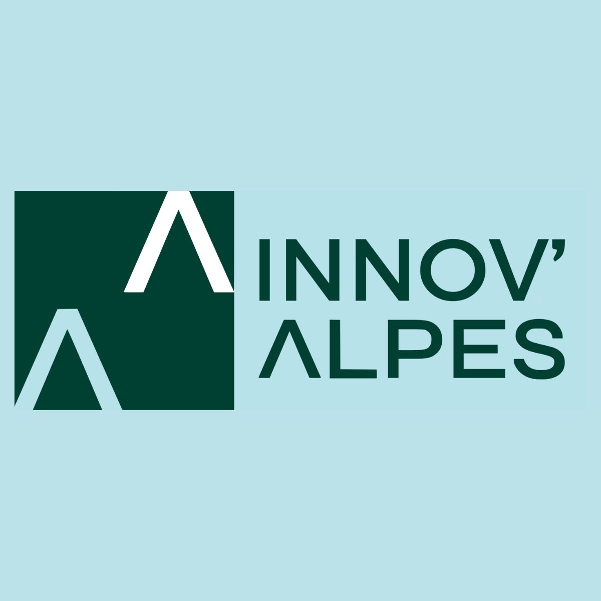 logo Innov'ALPES vert et bleu